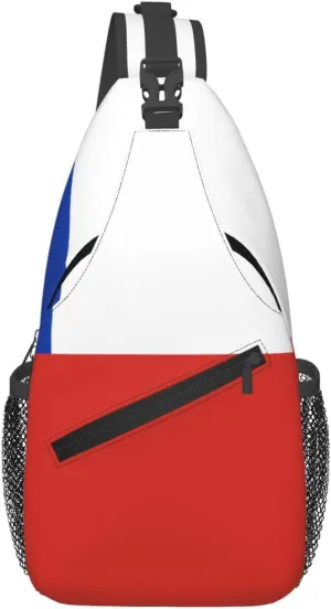 Flag of Chile Multifunctional crossbody chest bag, travel hiking crossbody backpack, men's crossbody chest bag shoulder bag