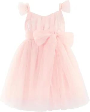 Flofallzique Toddler Tutu Dress Summer Flutter Sleeve Infant Baby Birthday Party Girls Tulle Dress for 1-6 Y