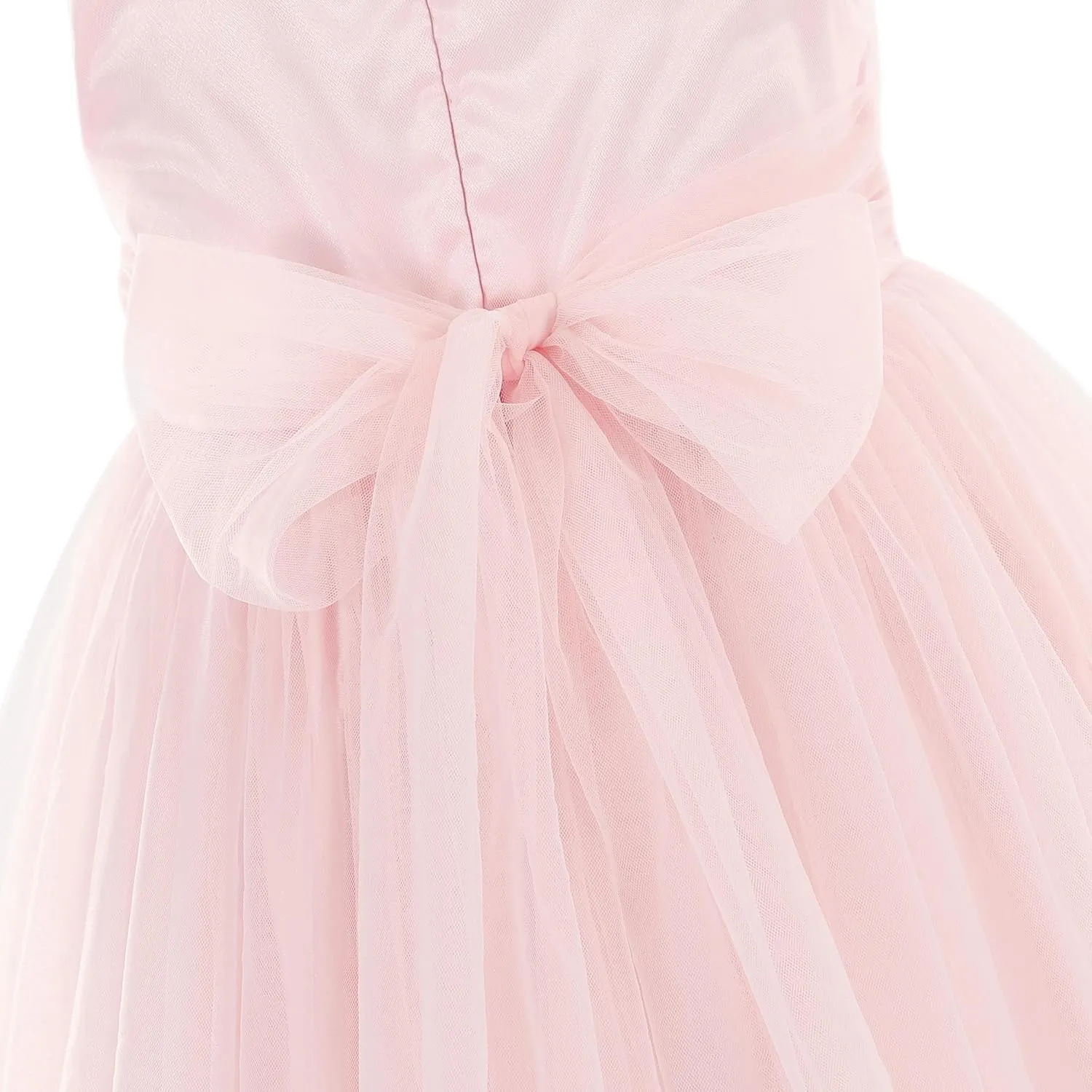 Flofallzique Toddler Tutu Dress Summer Flutter Sleeve Infant Baby Birthday Party Girls Tulle Dress for 1-6 Y