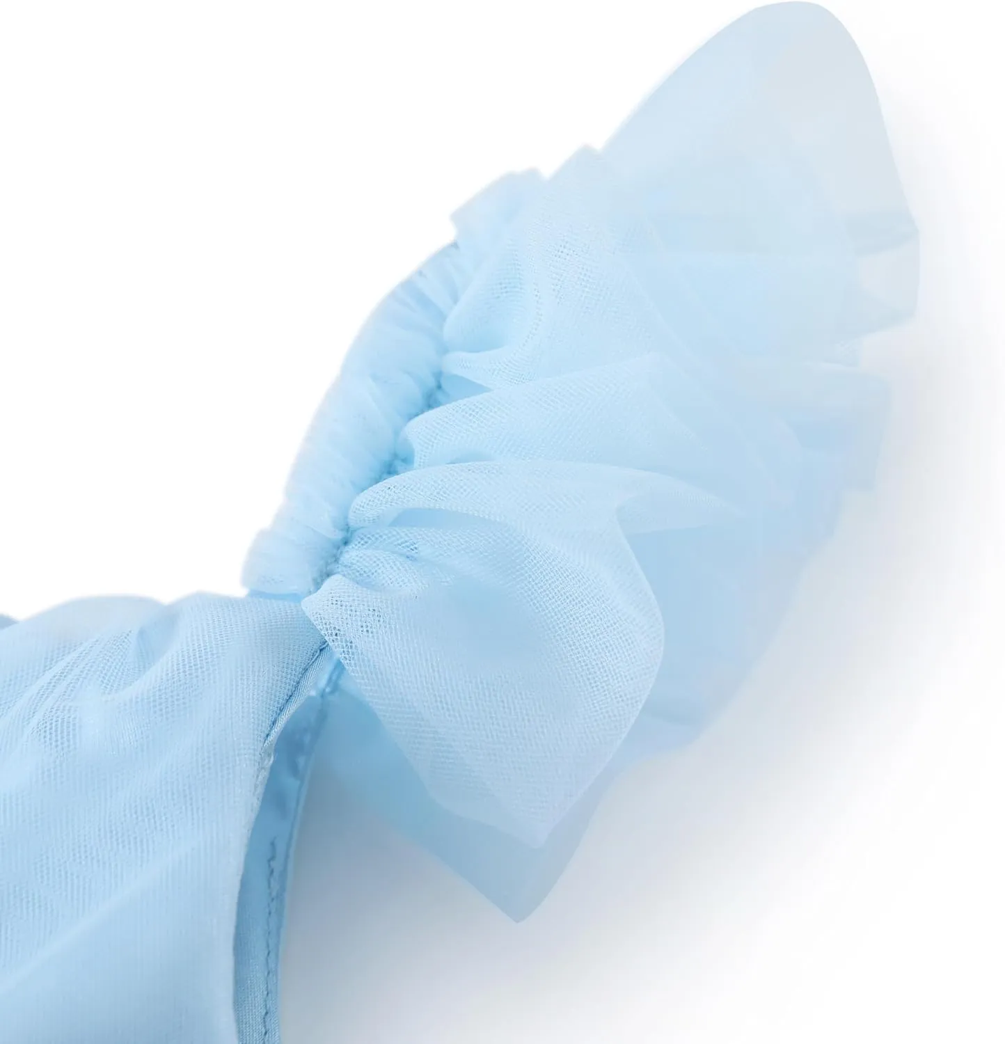 Flofallzique Toddler Tutu Dress Summer Flutter Sleeve Infant Baby Birthday Party Girls Tulle Dress for 1-6 Y