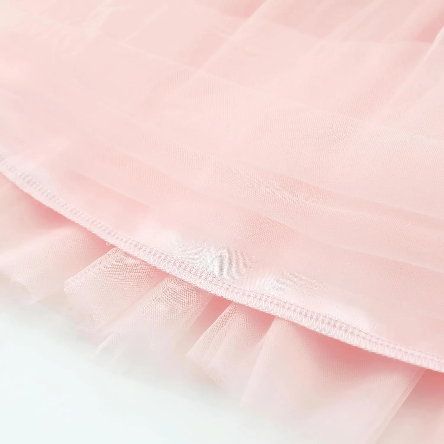Flofallzique Toddler Tutu Dress Summer Flutter Sleeve Infant Baby Birthday Party Girls Tulle Dress for 1-6 Y