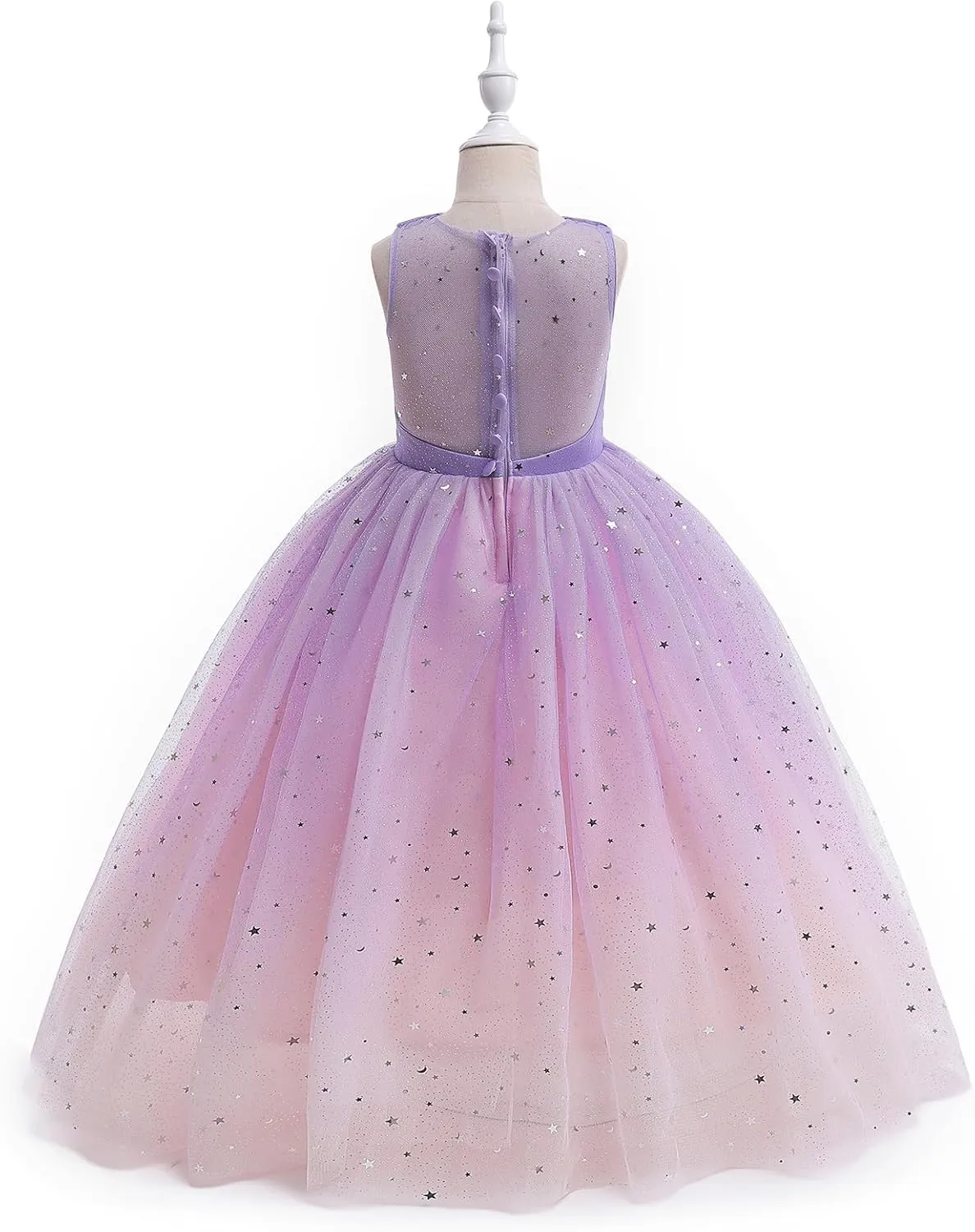 Flower Girls Tulle Dress Bridesmaid Sparkle Wedding Pageant Dresses Princess Birthday Party