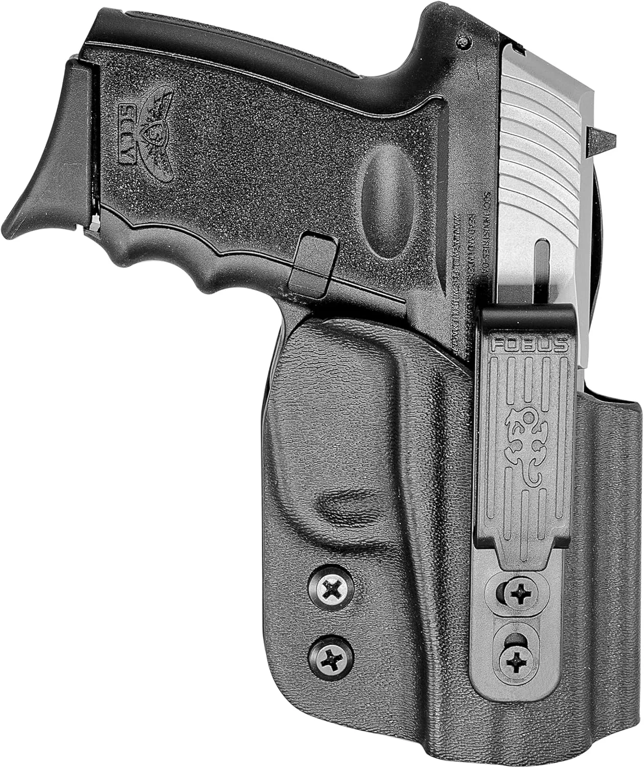 Fobus SYDVG Concealed Carry Holster for SCCY DVG-1, DVG-1RDR, and DVG-1RD Pistol, Optics Ready, Tuckable IWB and OWB