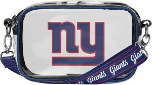 FOCO NFL Team Logo Stripe Clear Crossbody Bag