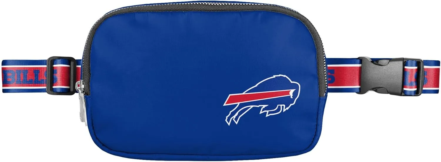 FOCO NFL Unisex-Adult NFL Team Color Wordmark Crossbody Belt Bag