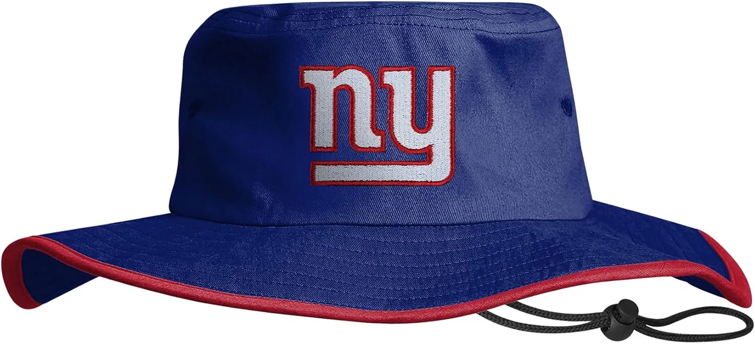 FOCO Unisex NFL Team Logo Sport Outdoor Sun Bucket Boonie Hat