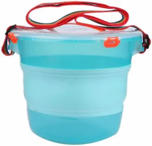 Folding Fishing Bucket with Lid Portable Fish Container for Outdoor Fishing Collapsible Design for