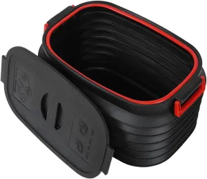 Folding Water Bucket,Camping Fishing Folding Basket,Outdoor Lightweight Portable Collapsible Bucket,for Camping Traveling Picnic Hiking Fishing Boating Gardening Car Washing