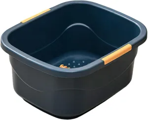 Foot Bath Foot Bucket,Pedicure Foot Soak,Lightweight,Sturdy,Foot Soak Tub for Soaking for Foot Soak Bath Foot Pedicure, Dark Blue Large