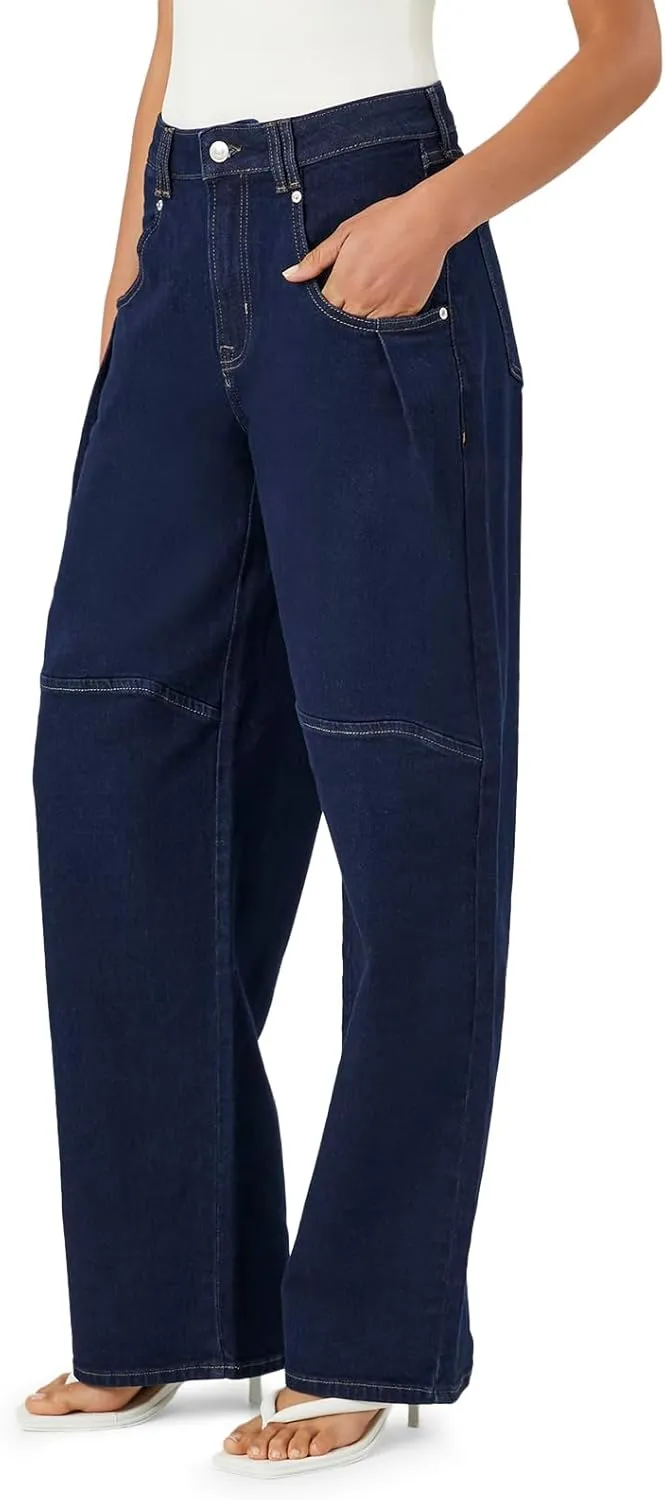 Forever 21 Women's Baggy Mid-Rise Jeans
