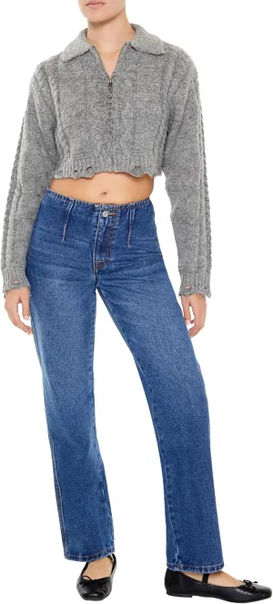 Forever 21 Women's Low-Rise Bootcut Jeans