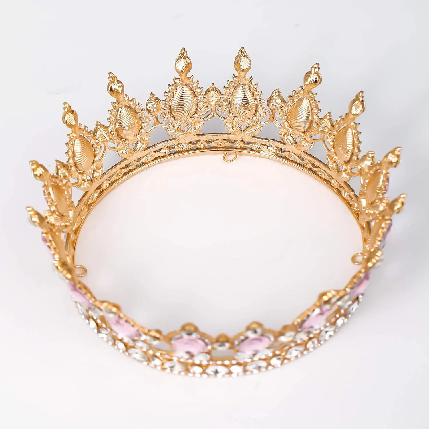 FORSEVEN Queen Crown Rhinestone Wedding Crowns and Tiaras for Women Costume Party Hair Accessories Princess Birthday Crown Crystal Bridal Crown