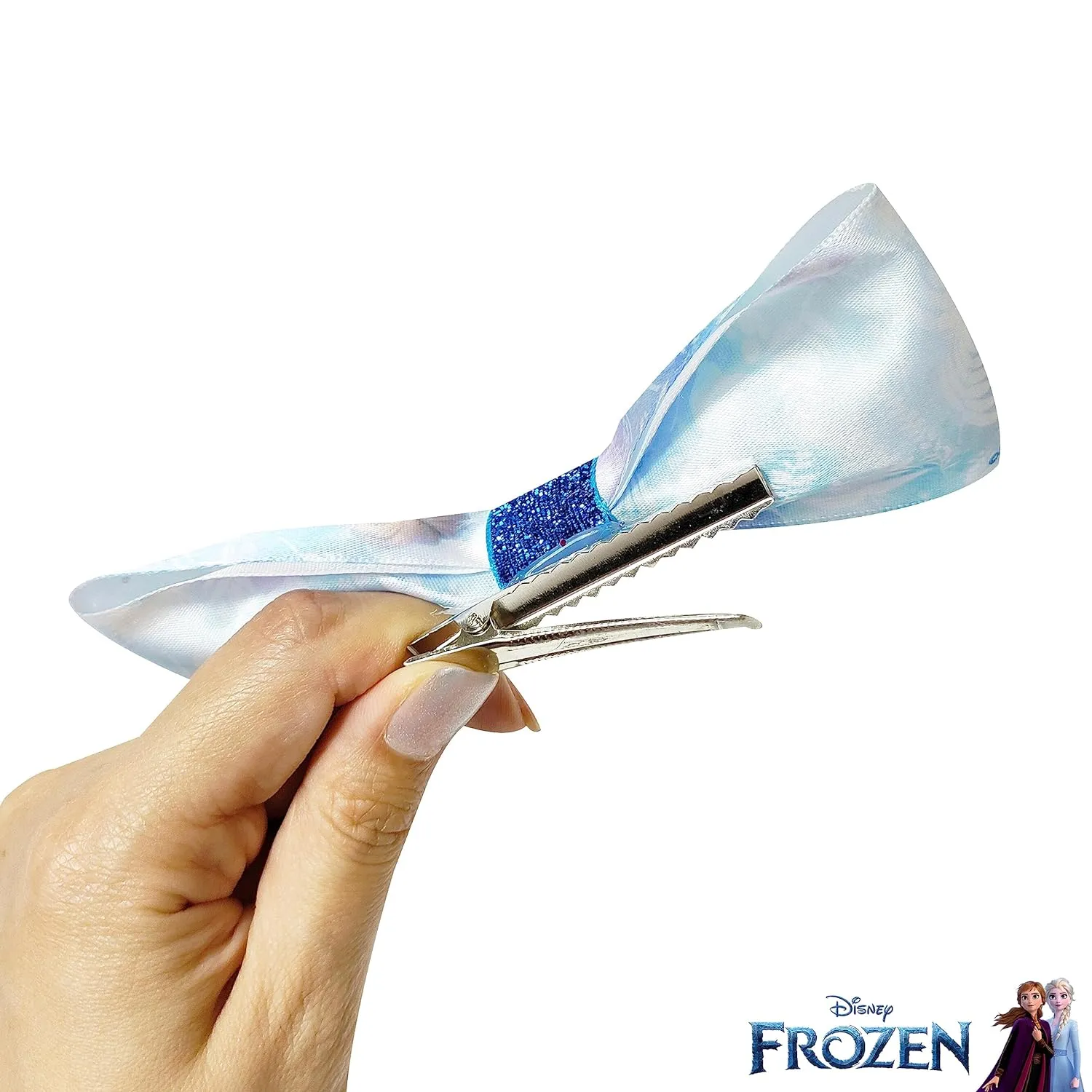 Frozen 2 Girls 7 Small Bow Bundle, Hair Bows for Girls - Ages 3 