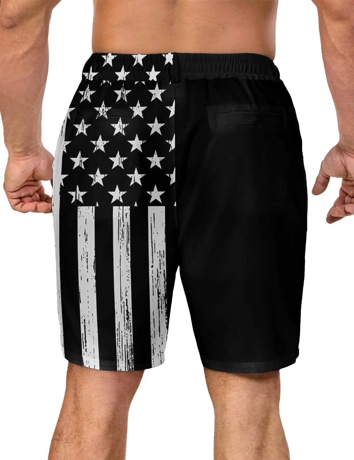 Fun Men's Golf Shorts Fun Work Polo Dress Short for Men Lightweight Quick Dry Multi-Pocket