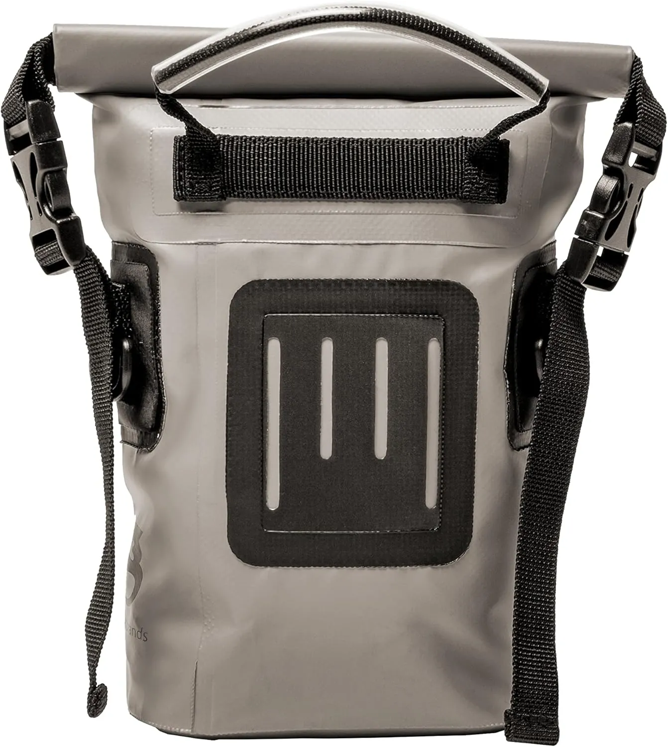 geckobrands Waterproof Phone Tote with 2L Dry Bag and Adjustable Strap – Protect Your Phone and Valuables While on The Go Grey