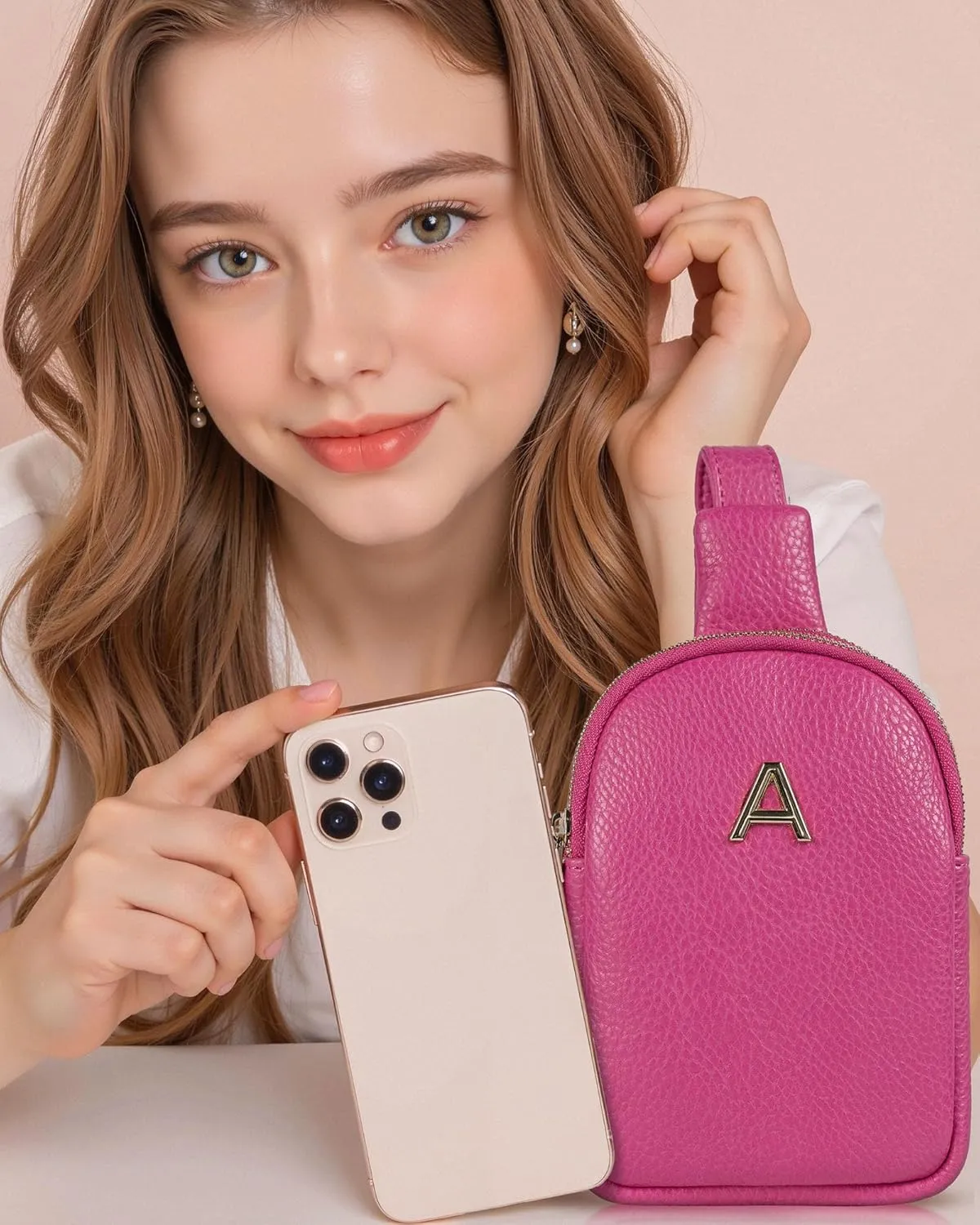 Gifts for 8 9 10 11 12 13 14 15 16 Year Old Girls, Initial Girls Crossbody Bag, Graduation Gifts for 5th 8th Grade, Birthday Gifts for Daughter Granddaughter, Tween Teen Girls Trendy Stuff