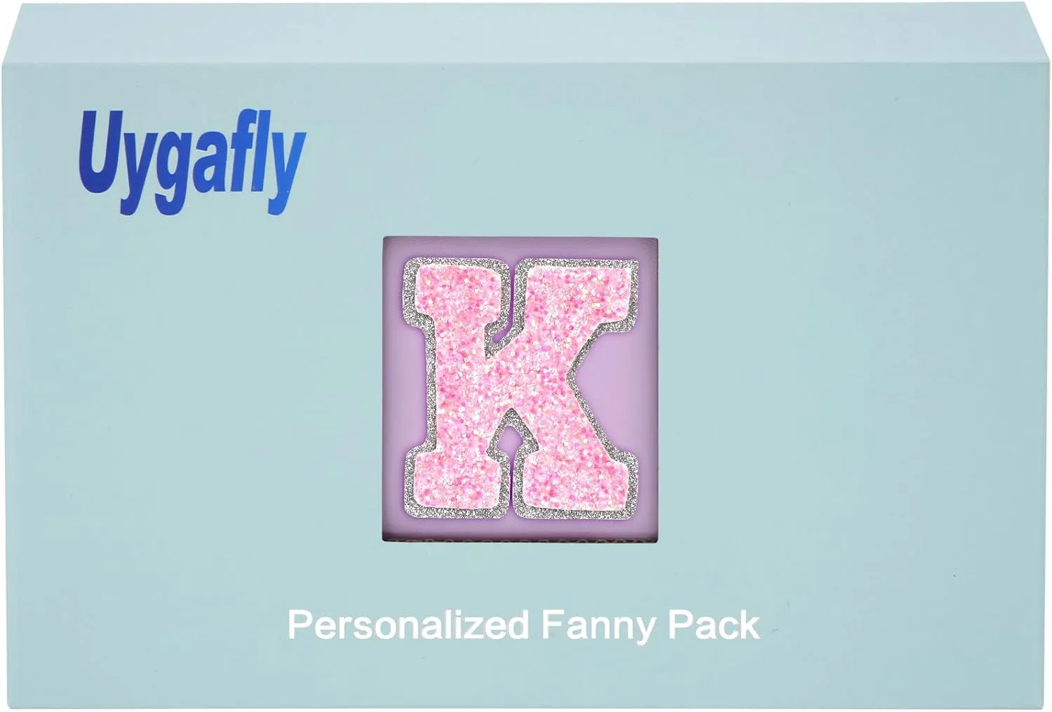 Girl Stuff - Teen Girl Gifts: Trendy Cross Body Belt Bags - Fanny Packs for Kids & Women | Lavender, Initial K
