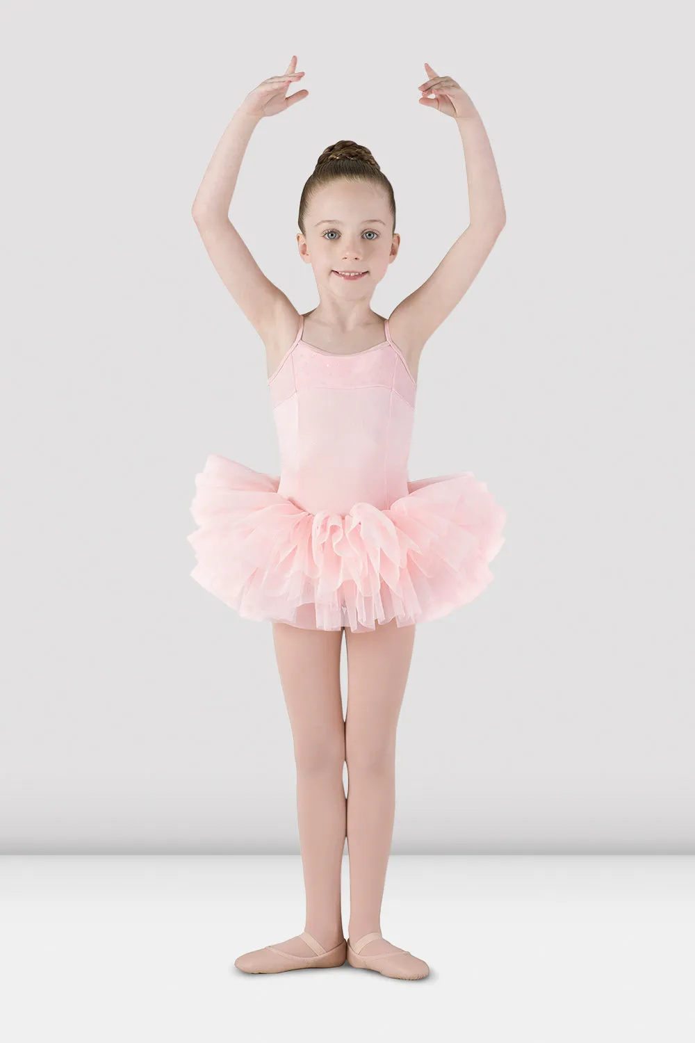 Girls Mirella Lace Up Back Tutu Dress