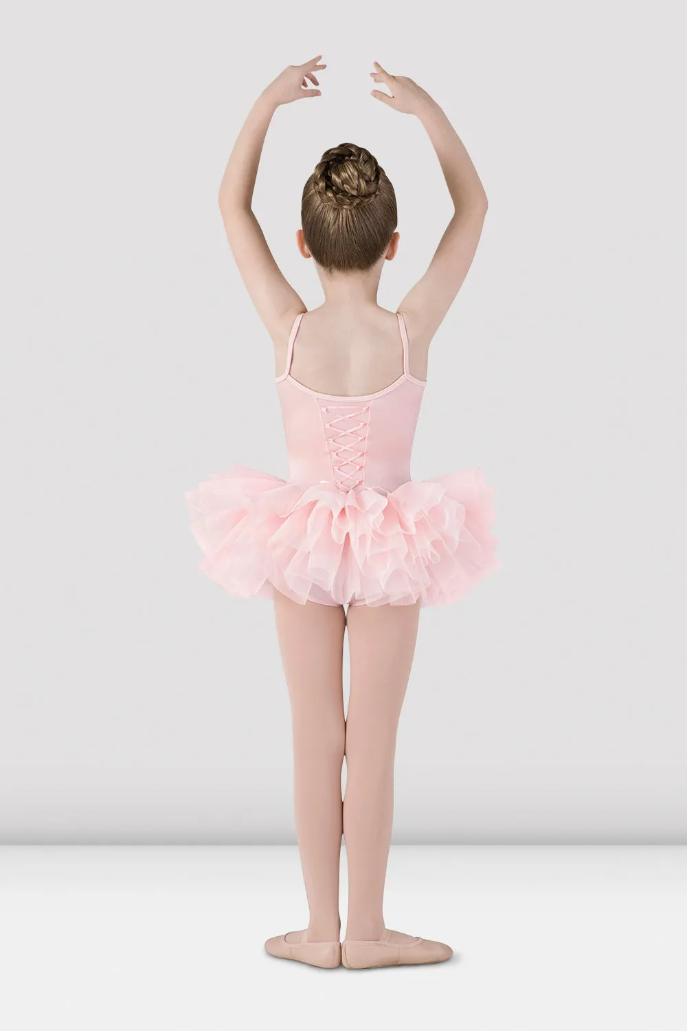 Girls Mirella Lace Up Back Tutu Dress