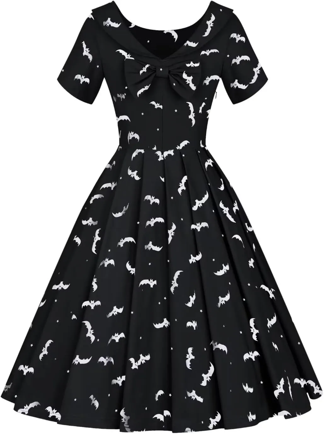 GownTown 1950s Vintage Womens Dress Bowknot Audrey Hepburn Style Party Dresses