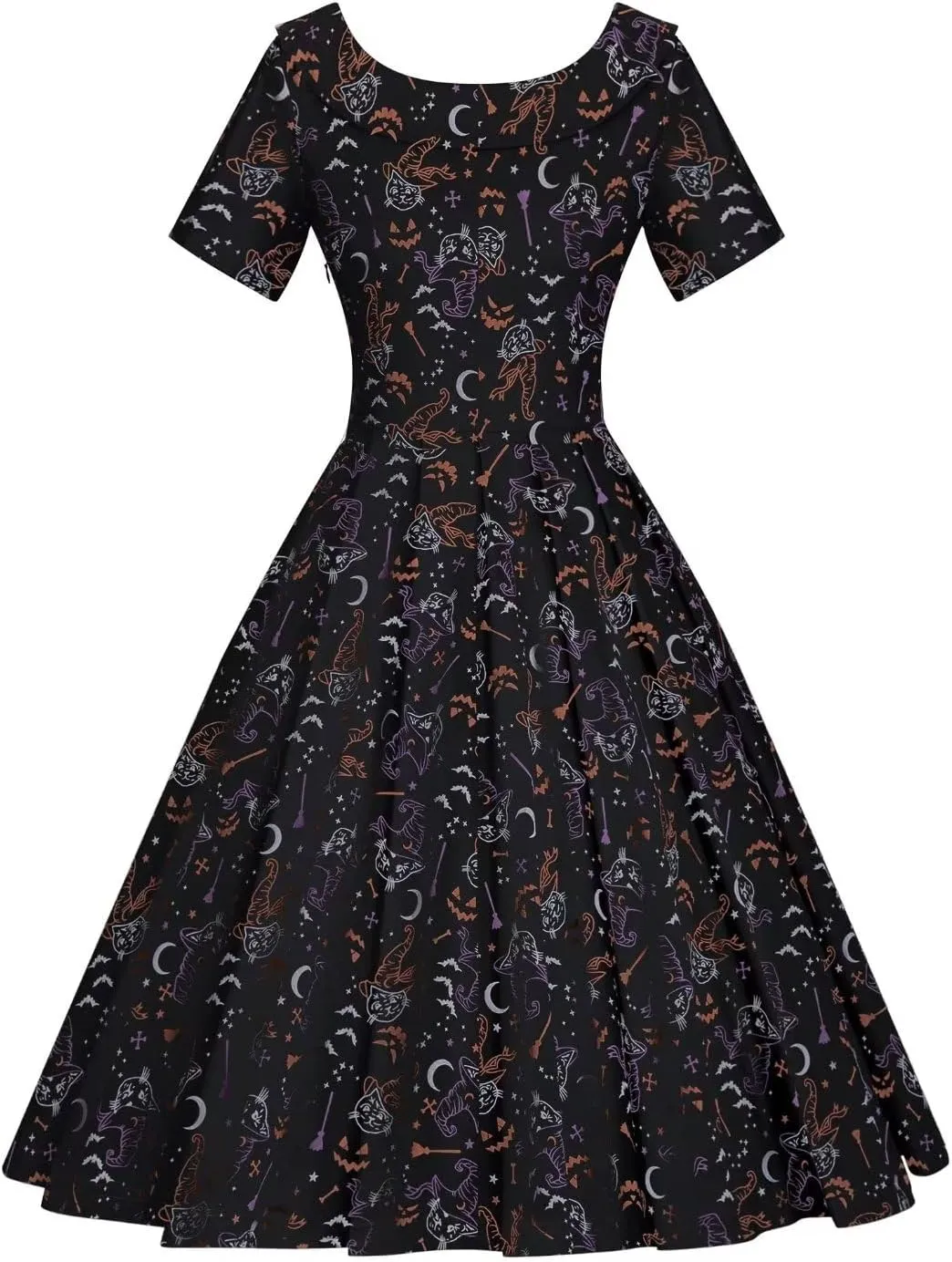 GownTown 1950s Vintage Womens Dress Bowknot Audrey Hepburn Style Party Dresses