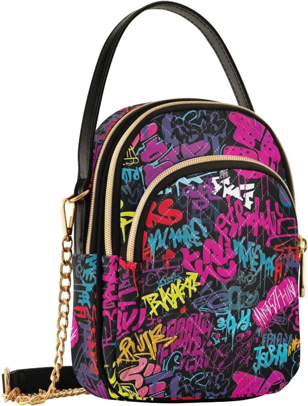 Graffiti Street Art Small Crossbody Bags for Women Cell Phone Shoulder Purse Handbags Wallet 21216782