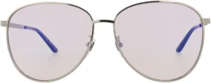 Gucci Aviator-Frame Metal Sunglasses