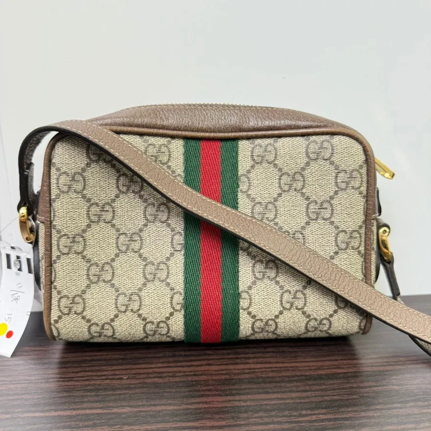 Gucci Ophidia Brown Crossbody Bag
