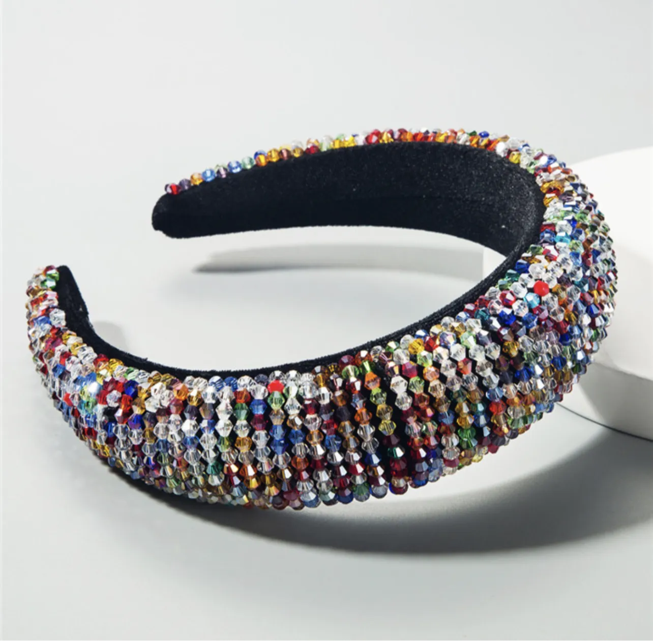 Handmade crystal headband