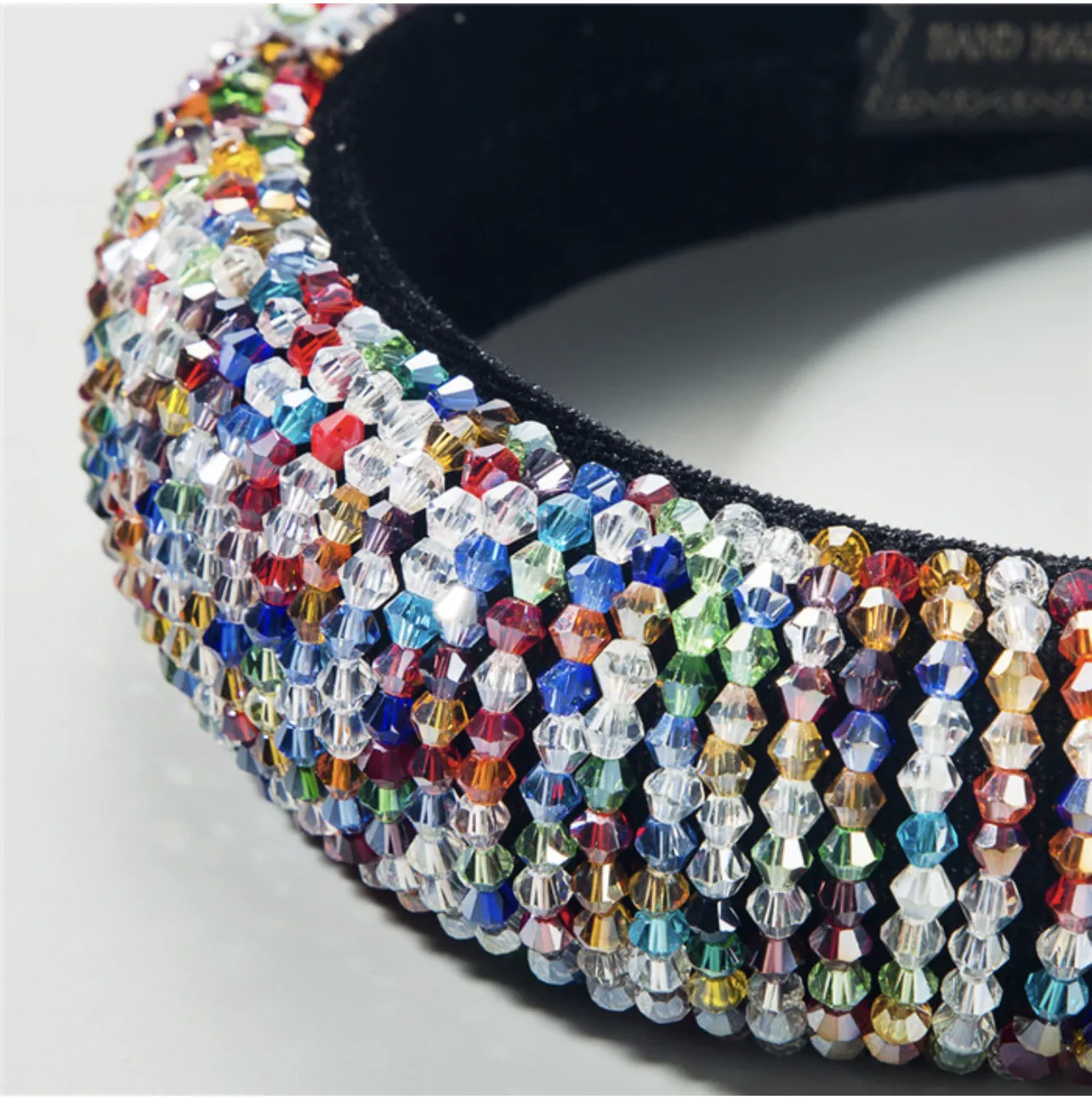 Handmade crystal headband