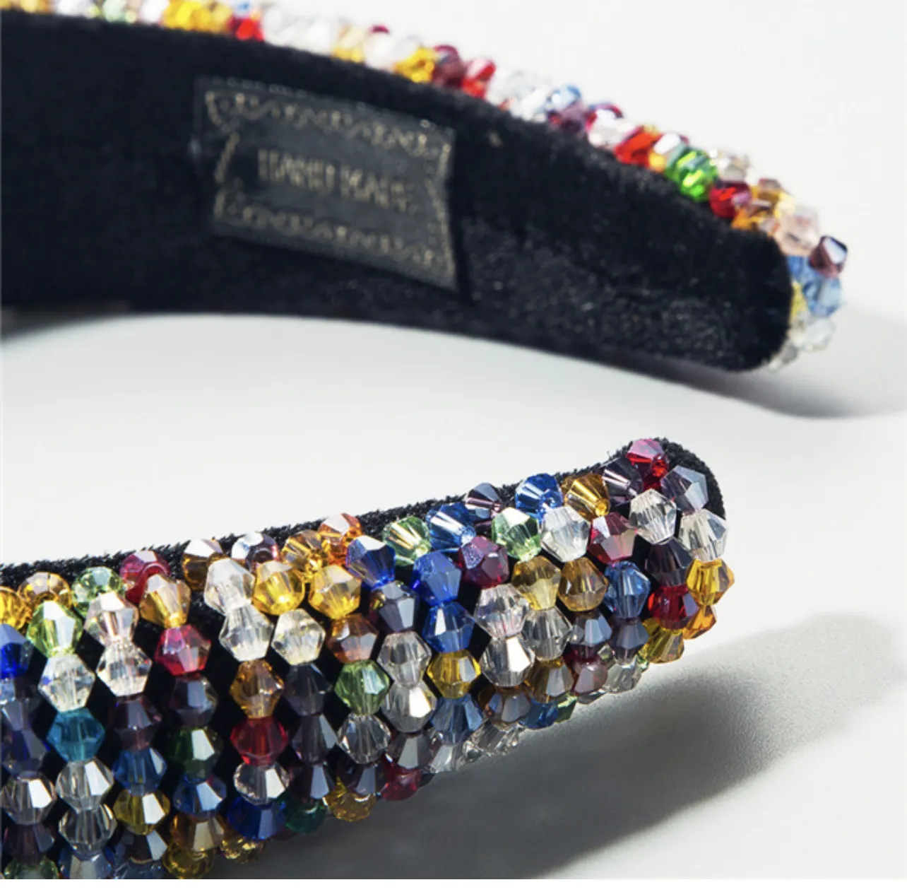 Handmade crystal headband