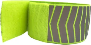Happyyami Nighttime Visibility Essential: 6 Pack Reflective Safety Bracelets Fluorescent Wristbands for Activities