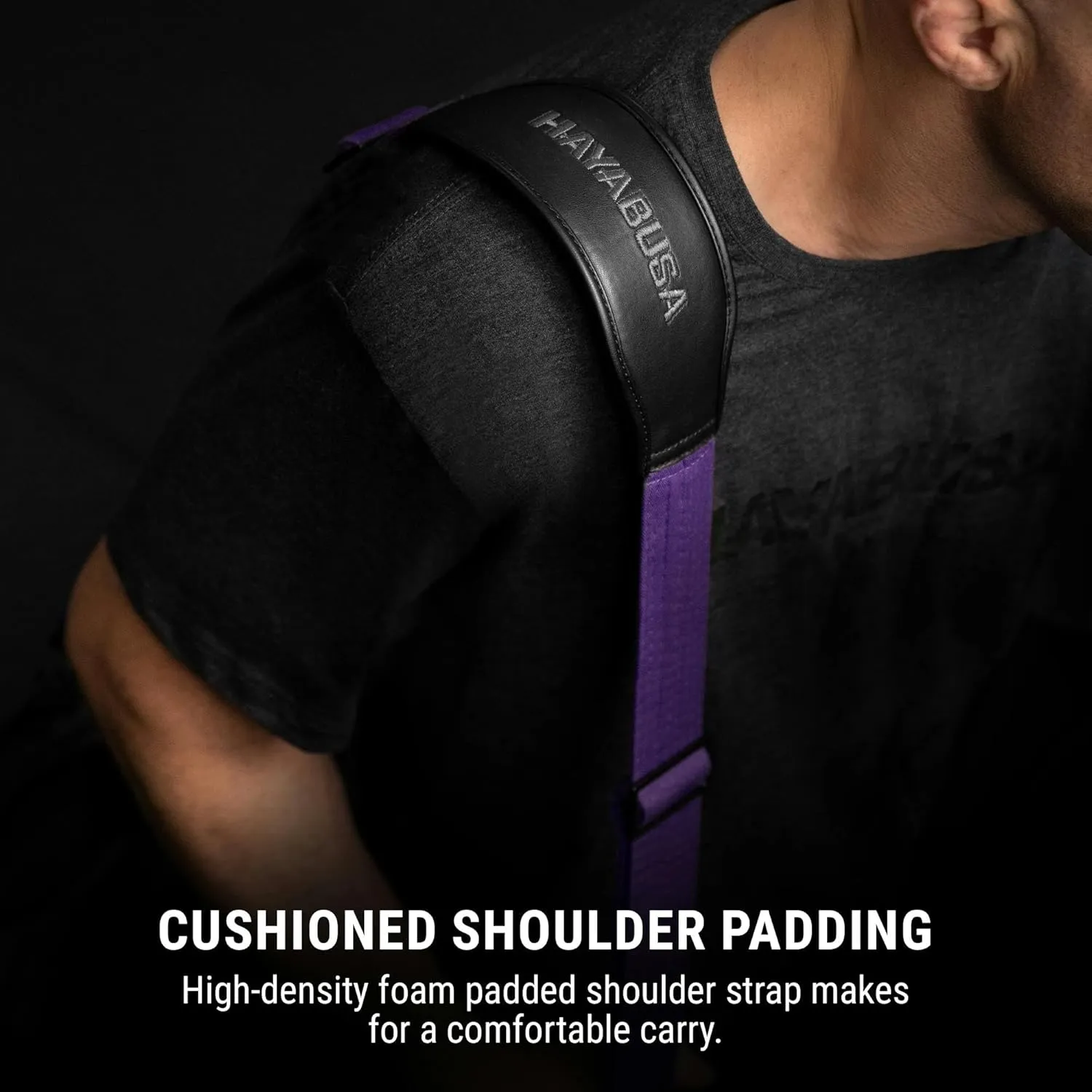 Hayabusa Jiu Jitsu Ranked Duffle Strap - Purple, One