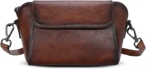HESHE Leather Shoulder Bags for Women Purses and Handbags Designer Crossbody Bags for Women Pocketbooks Purse