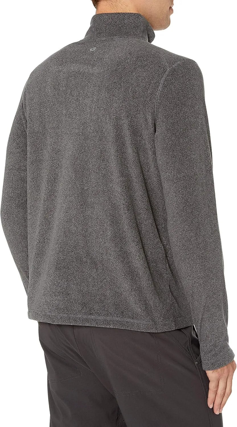 HI-TEC Men's Rogers Striped Sweater Thermo-Fleece Quarter Zip Jacket
