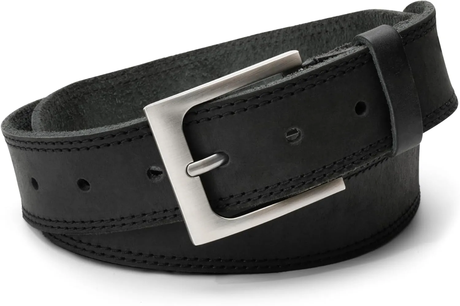 Hide & Drink Rugged Full Grain Leather Belt - Durable Men's Belt for Jeans, Western, Casual & Dress, Mens Belts for Men