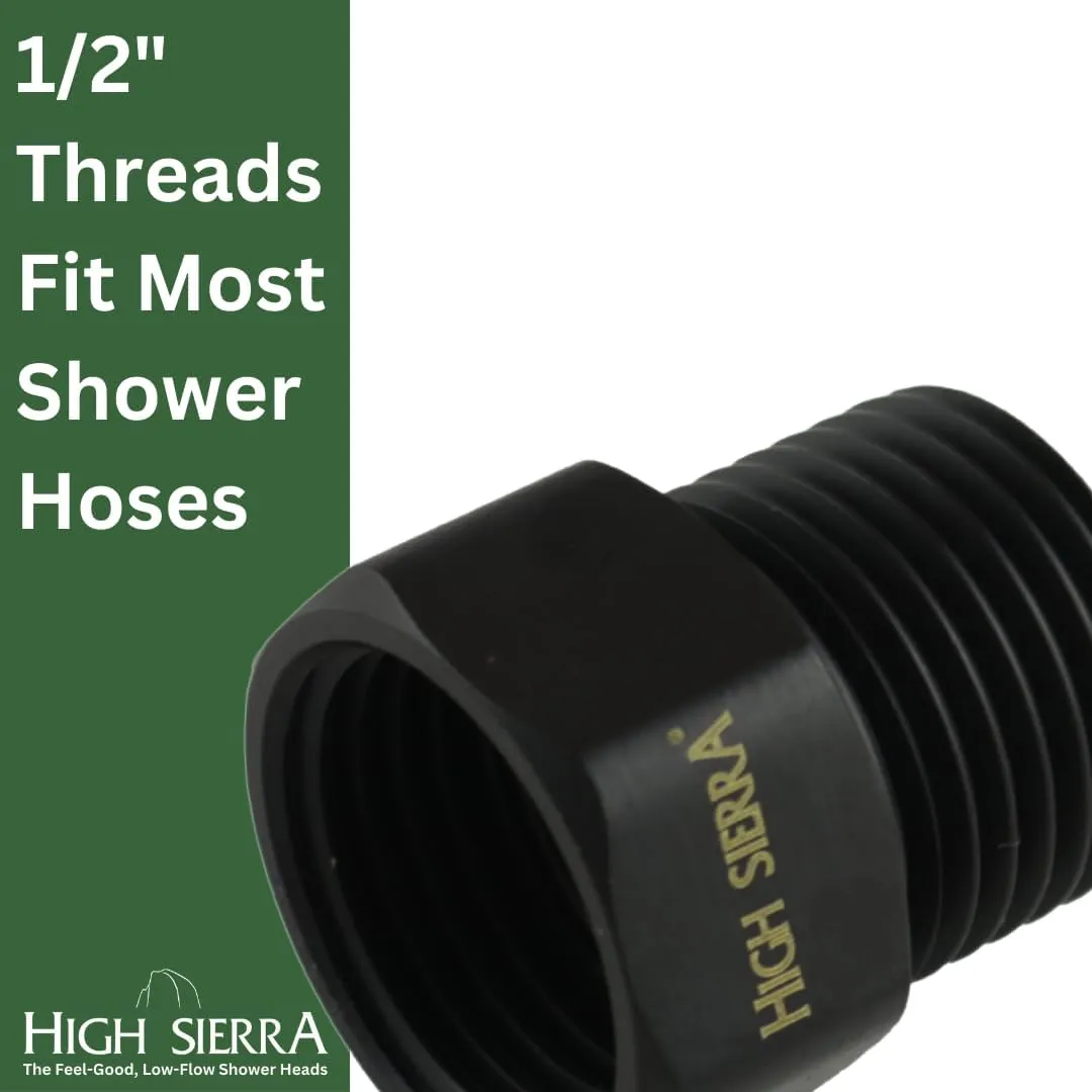 High Sierra Showerheads® - All Metal Premium Vacuum Breaker for Handheld Shower Heads - Brushed Nickel Finish