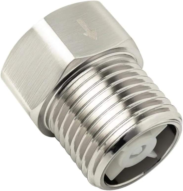 High Sierra Showerheads® - All Metal Premium Vacuum Breaker for Handheld Shower Heads - Brushed Nickel Finish