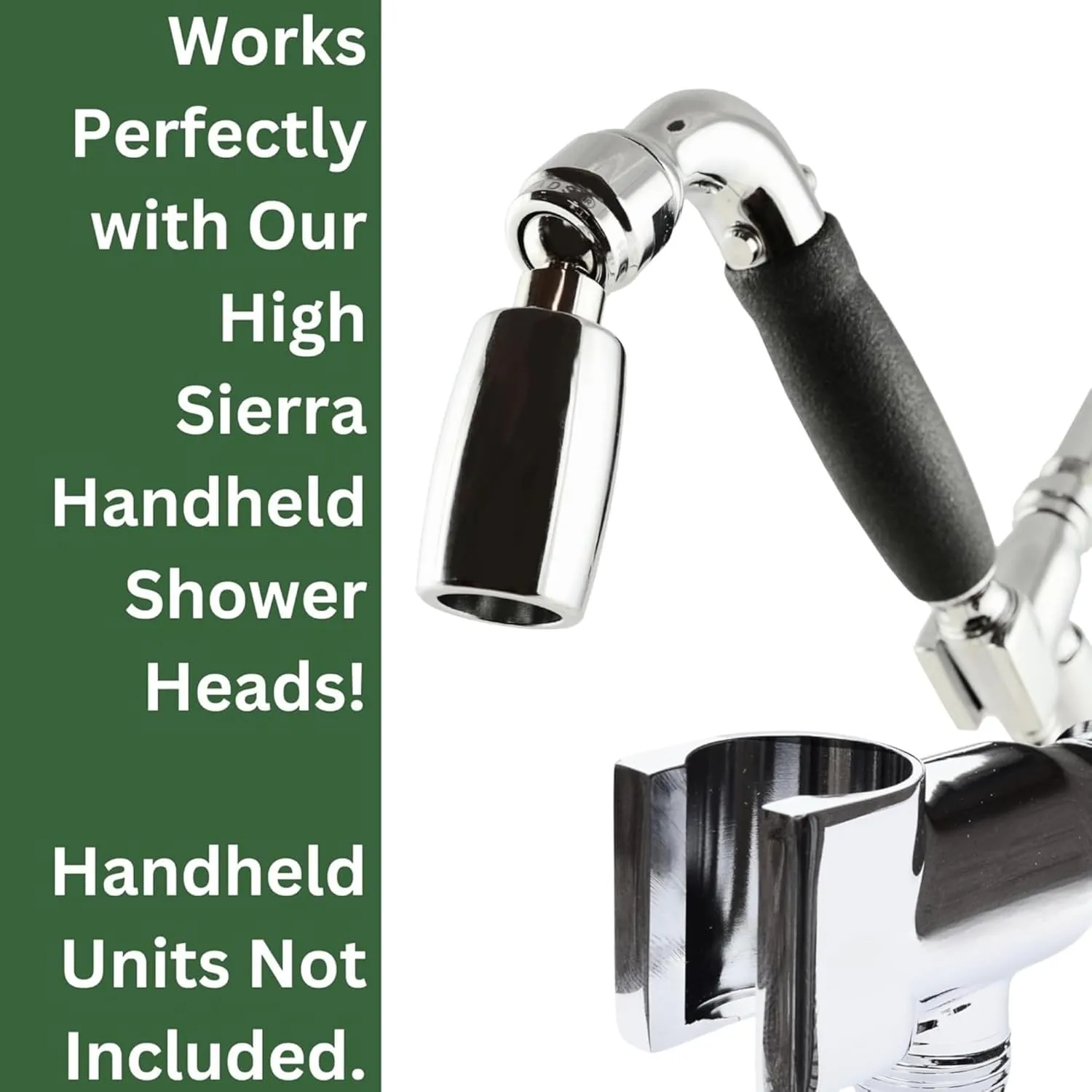 High Sierra Showerheads - Solid Metal Universal Handheld Shower Holder - Oil Rubbed Bronze Finish