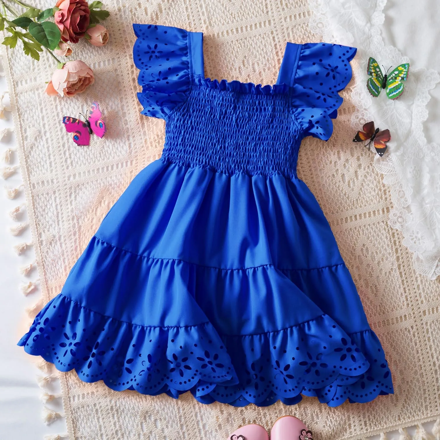 HNXDYY Toddler Baby Girl Princess Dress Tutu Summer Tulle Casual Dresses