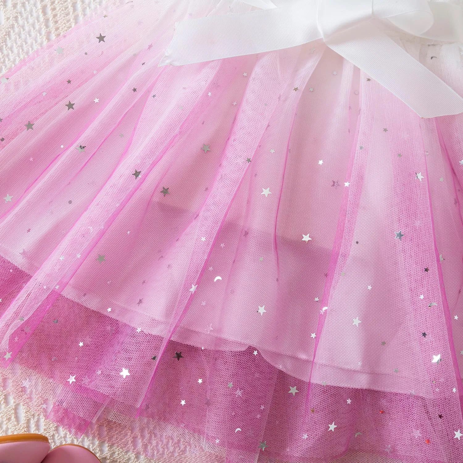 HNXDYY Toddler Baby Girl Princess Dress Tutu Summer Tulle Casual Dresses