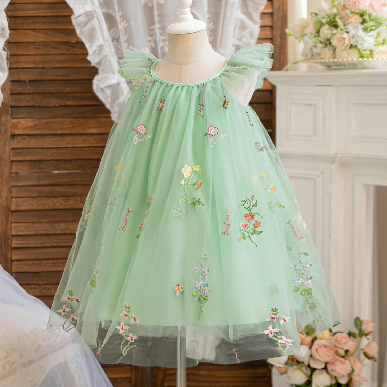 HNXDYY Toddler Baby Girl Princess Dress Tutu Summer Tulle Casual Dresses