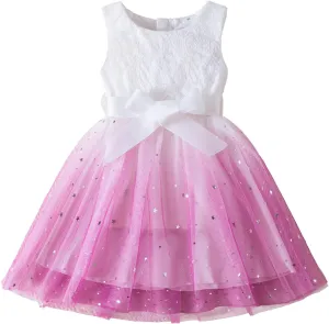 HNXDYY Toddler Baby Girl Princess Dress Tutu Summer Tulle Casual Dresses