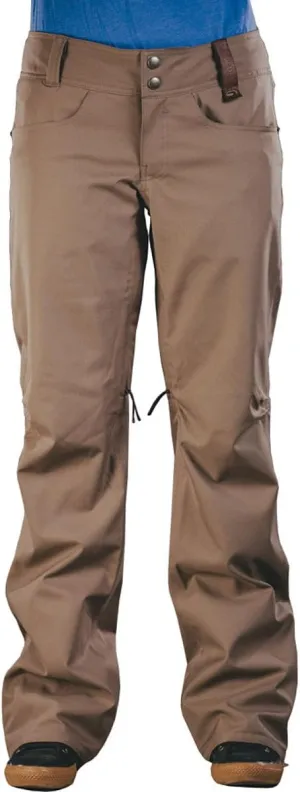 Holden Women's Standard Pant (Dark Khaki) Women's Snowboard Pant - Medium