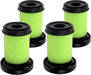 HQRP 4-Pack Filter for Gtech Multi MK2 Mk.2 MK-2 ATF036 ATF006 Handheld Cordless Vacuum Cleaner Coaster