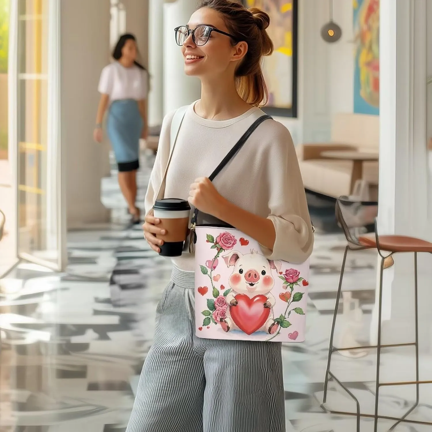 HUGS IDEA Hoho Bag for Women Crossbody Purse Leather Handbags Laides Shoulder Bags