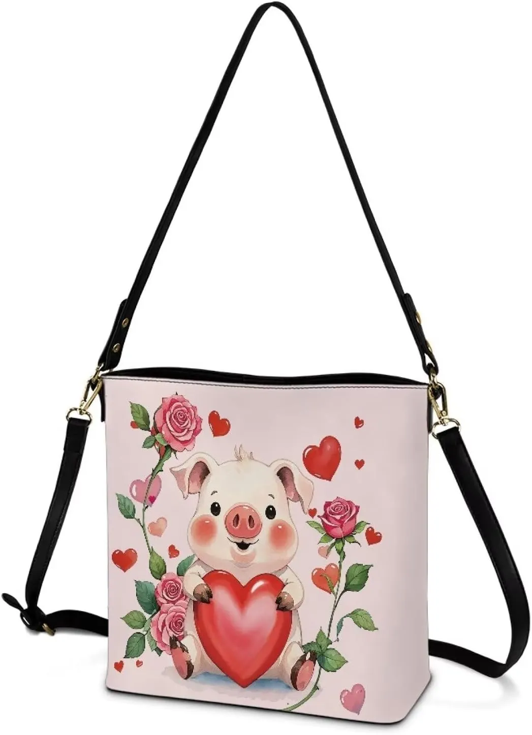 HUGS IDEA Hoho Bag for Women Crossbody Purse Leather Handbags Laides Shoulder Bags