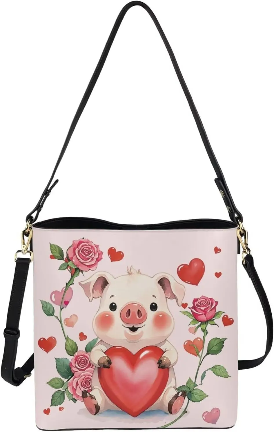 HUGS IDEA Hoho Bag for Women Crossbody Purse Leather Handbags Laides Shoulder Bags