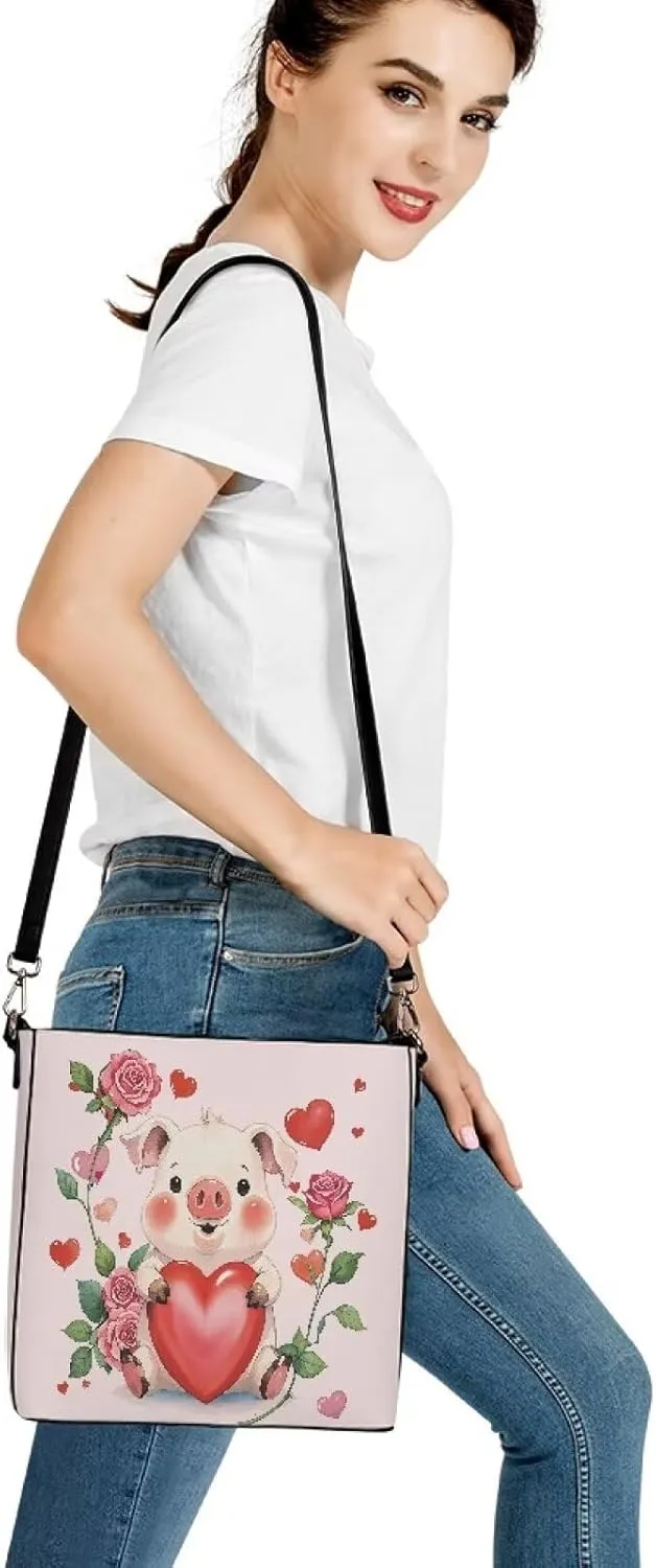 HUGS IDEA Hoho Bag for Women Crossbody Purse Leather Handbags Laides Shoulder Bags
