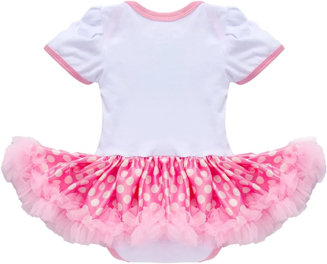 IBTOM CASTLE 3pcs/4pcs Baby Girls 1st Easter Bunny Tutu Dress Headband Leggings Shoes Outfits Bodysuit Princess Costume